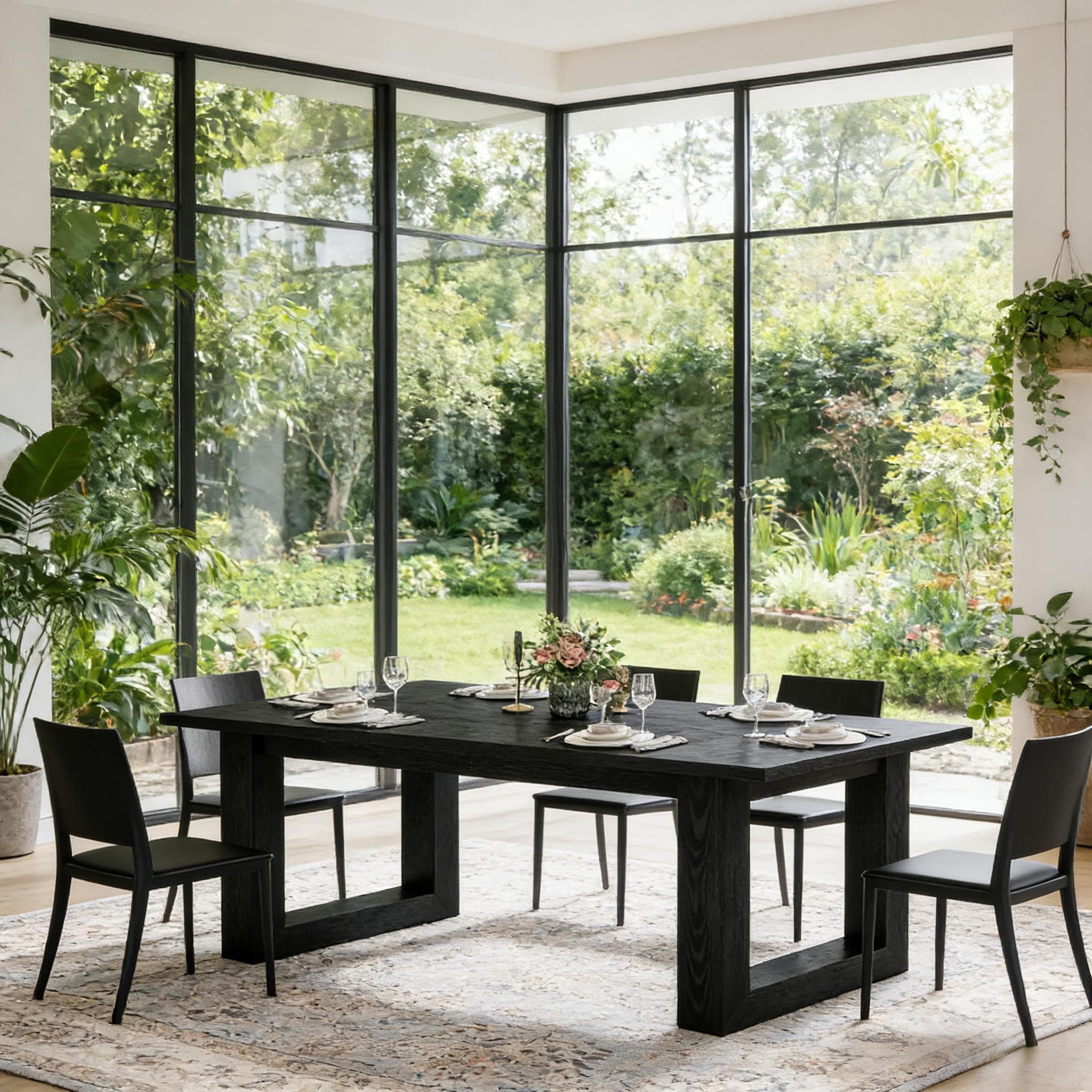 Dining Table, Rectangular Kitchen Dinner Table For Dining Room_voghion.com